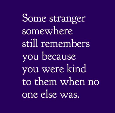 Some stranger ....