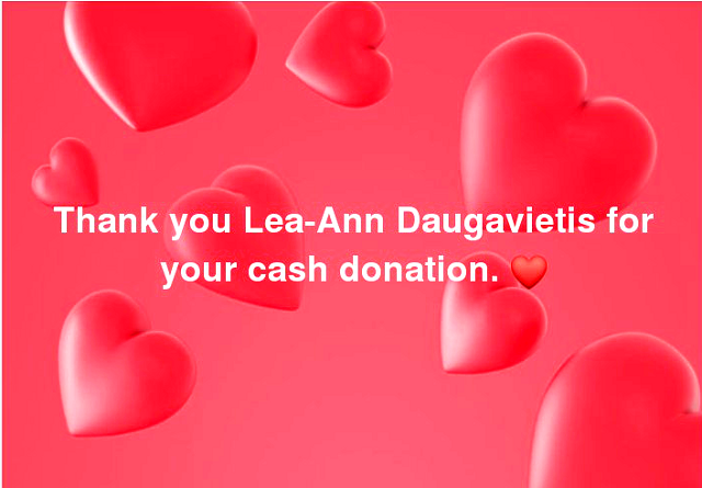 Thank you Lee-Ann